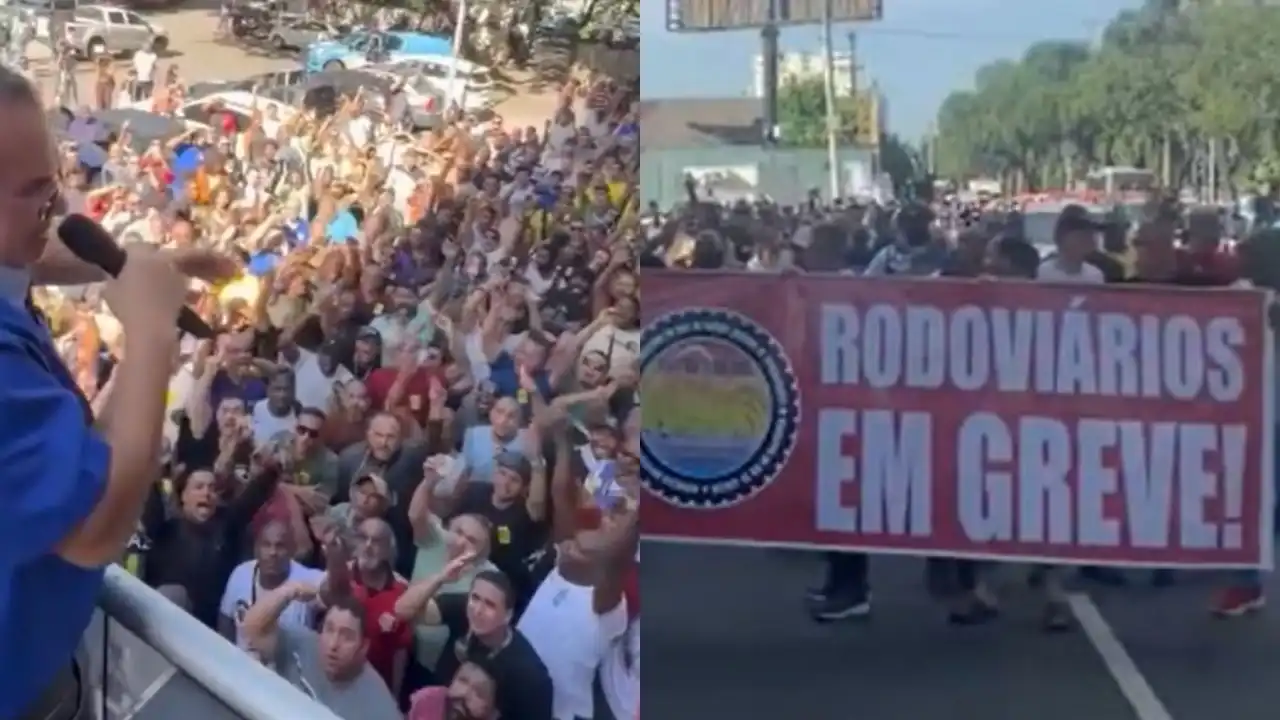 Greve de rodoviários no Rio de Janeiro leva transporte público ao colapso e desafia decisão judicial