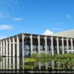 Brasil aciona a OMC contra o tarifaço dos Estados Unidos Palácio do Itamaraty, em Brasília