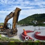 Obra leva água do mar para despoluir Lagoa de Piratininga Instalação de bomba que levará água do mar à Lagoa de Piratininga, em Niterói