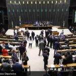 Sessão na Câmara dos Deputados