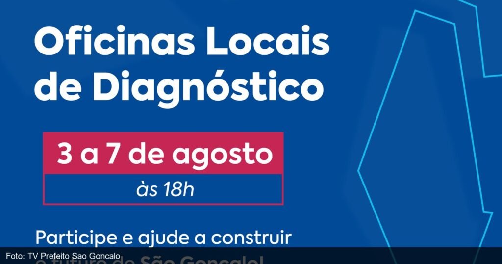 Divulgacao das oficinas de revisao do Plano Diretor Participativo de Sao Goncalo